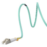 LC to LC Fiber Patch Cable 3 Meter, VANDESAIL 2 Pack OM4 Gigabit Fiber Optic Cables Multimode Duplex 50/125 OFNR - vandesail
