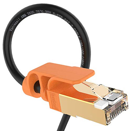 Ethernet Cable, VANDESAIL Strengthened Premium CAT7 Patch Cable (Round, 3/15/30/50ft) - vandesail