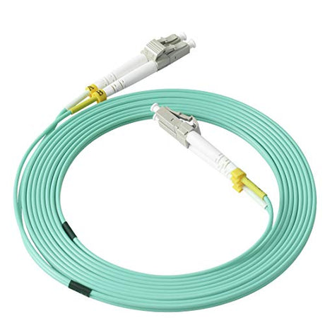 LC to LC Fiber Patch Cable 7 Meter, 1Pack VANDESAIL OM4 Gigabit Fiber Optic Cables Multimode Duplex 50/125 OFNR - vandesail