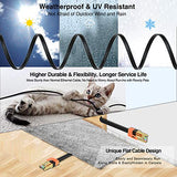CAT 7 Ethernet Cable, VANDESAIL 15ft Shielded Nylon Braided Flat Internet Cable - vandesail