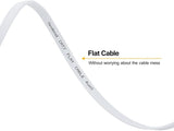 CAT 7 Ethernet Cable, 16ft VANDESAIL RJ45 High Speed Network Cable STP Gigabit (5m/ 16ft, White) - vandesail
